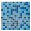 Bathroom Fountains Blue Stained Glass Mosaic Tile Iridescent Color